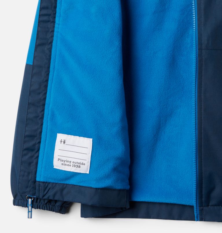 Boys’ Endless Explorer Jacket, Color: Collegiate Navy, Bright Indigo, image 3