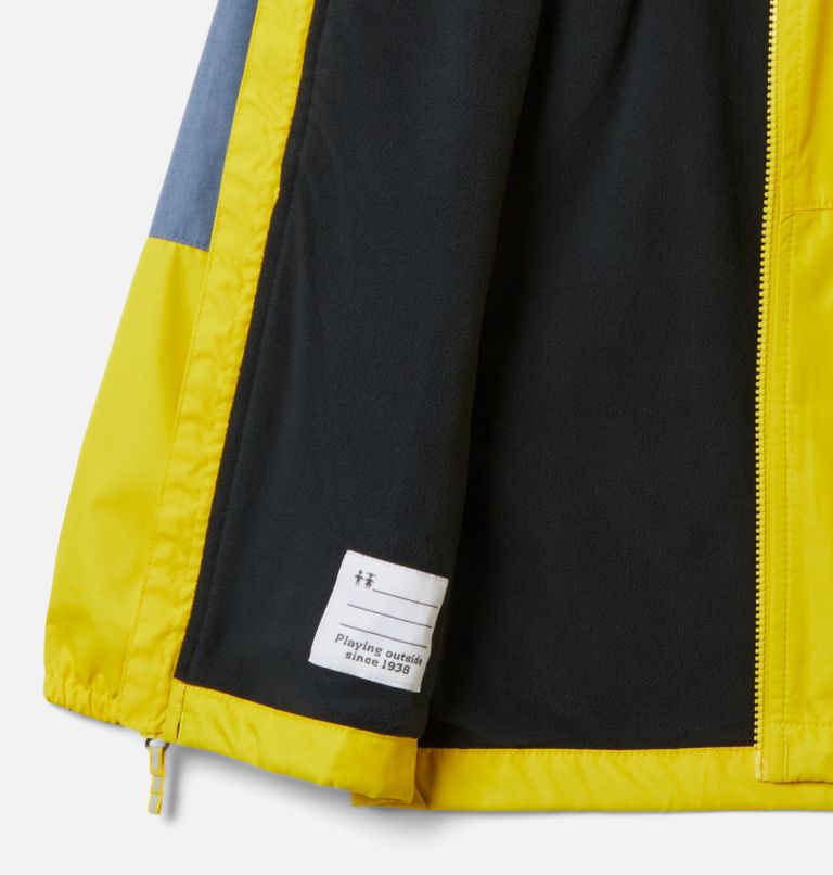 Boys’ Endless Explorer Jacket, Color: Laser Lemon, Bluestone, image 3