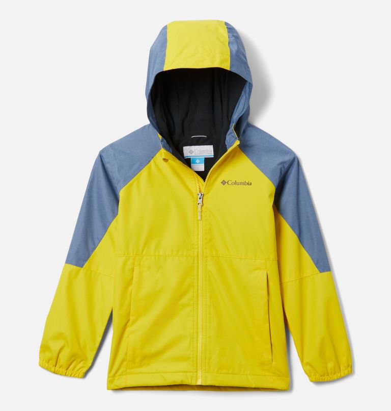 Boys’ Endless Explorer Jacket, Color: Laser Lemon, Bluestone, image 1