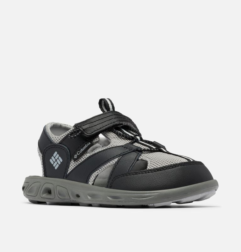 Big Kids' Techsun Wave Sandal, Color: Black, Steam, image 2