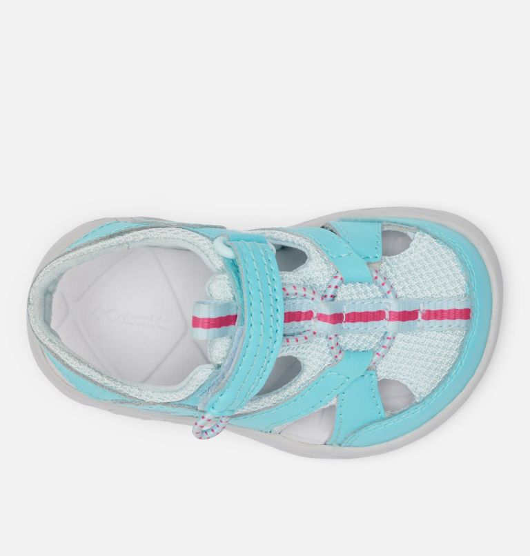 Toddler Techsun Wave Sandal, Color: Aquamarine, Ultra Pink, image 3