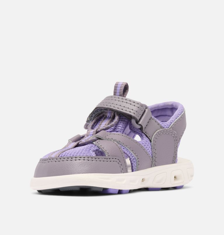 Toddler Techsun Wave Sandal, Color: Granite Purple, Paisley Purple, image 7