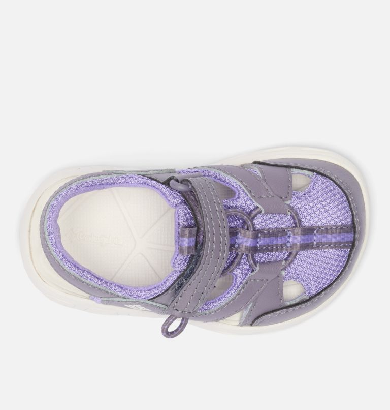 Toddler Techsun Wave Sandal, Color: Granite Purple, Paisley Purple, image 4