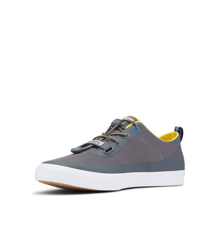 Men’s Dorado CVO PFG Shoe, Color: Ti Grey Steel, Electron Yellow, image 6