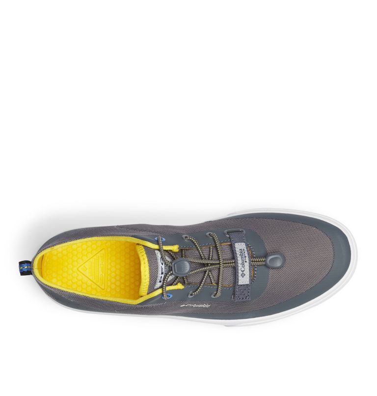 Thumbnail: Men’s Dorado CVO PFG Shoe, Color: Ti Grey Steel, Electron Yellow, image 3