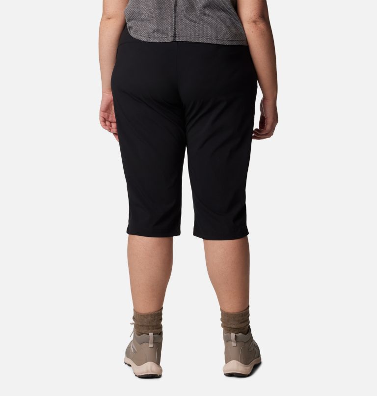 Plus size elastic waist on sale capris