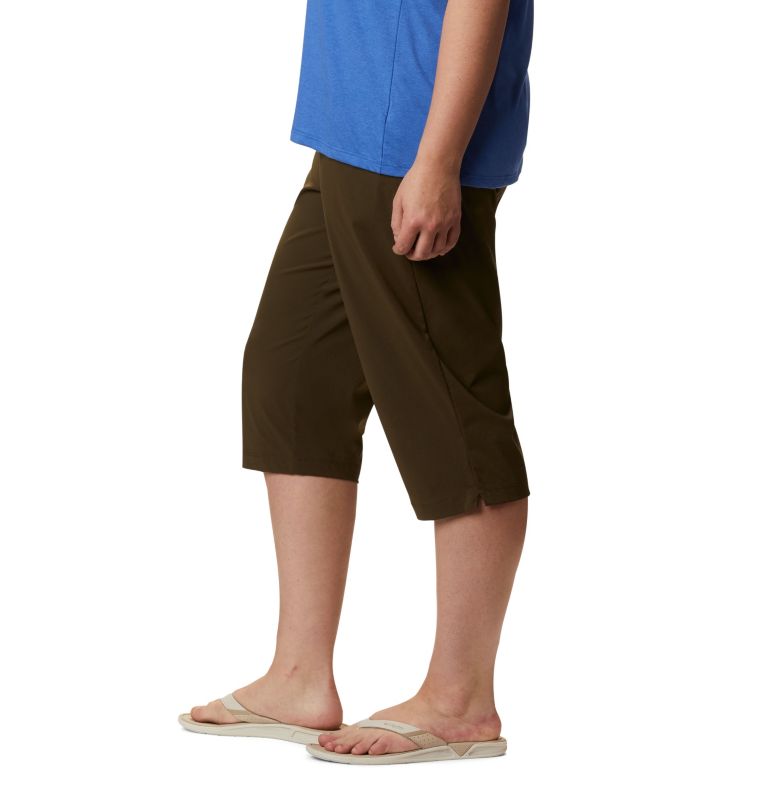Women’s Anytime Casual Capris - Plus Size, Color: Olive Green, image 3