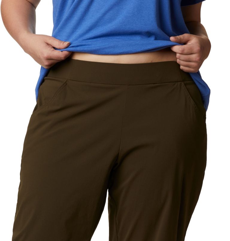 Women’s Anytime Casual Capris - Plus Size, Color: Olive Green, image 4