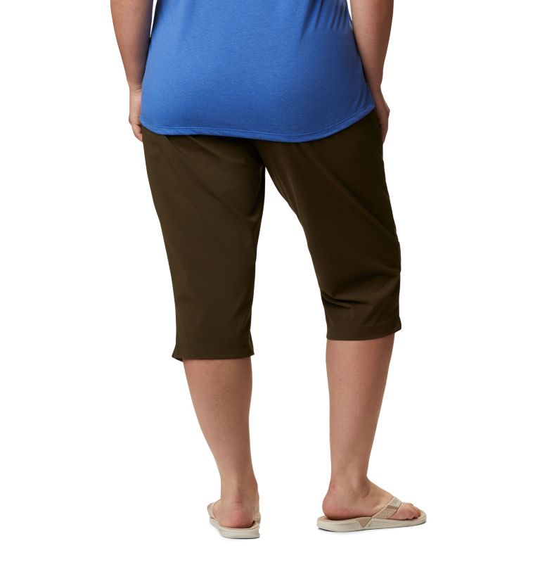 Women’s Anytime Casual Capris - Plus Size, Color: Olive Green, image 2