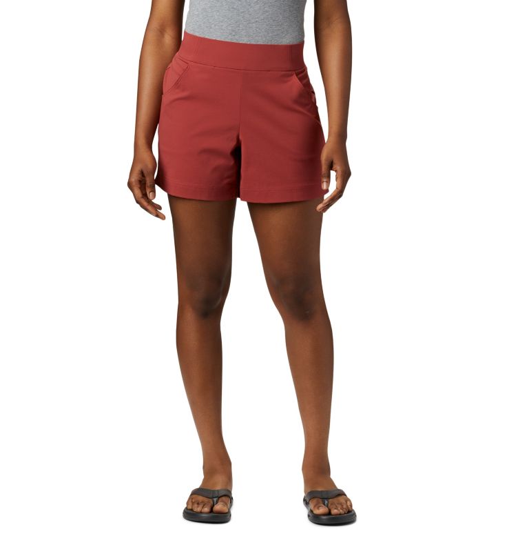 Women's Anytime Casual Shorts, Color: Dusty Crimson, image 1