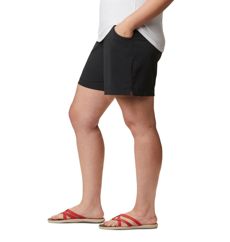 Women's Anytime Casual Shorts - Plus Size, Color: Black, image 3