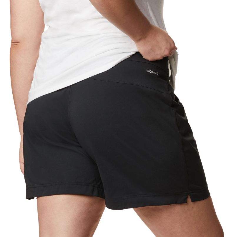 Thumbnail: Women's Anytime Casual Shorts - Plus Size, Color: Black, image 5
