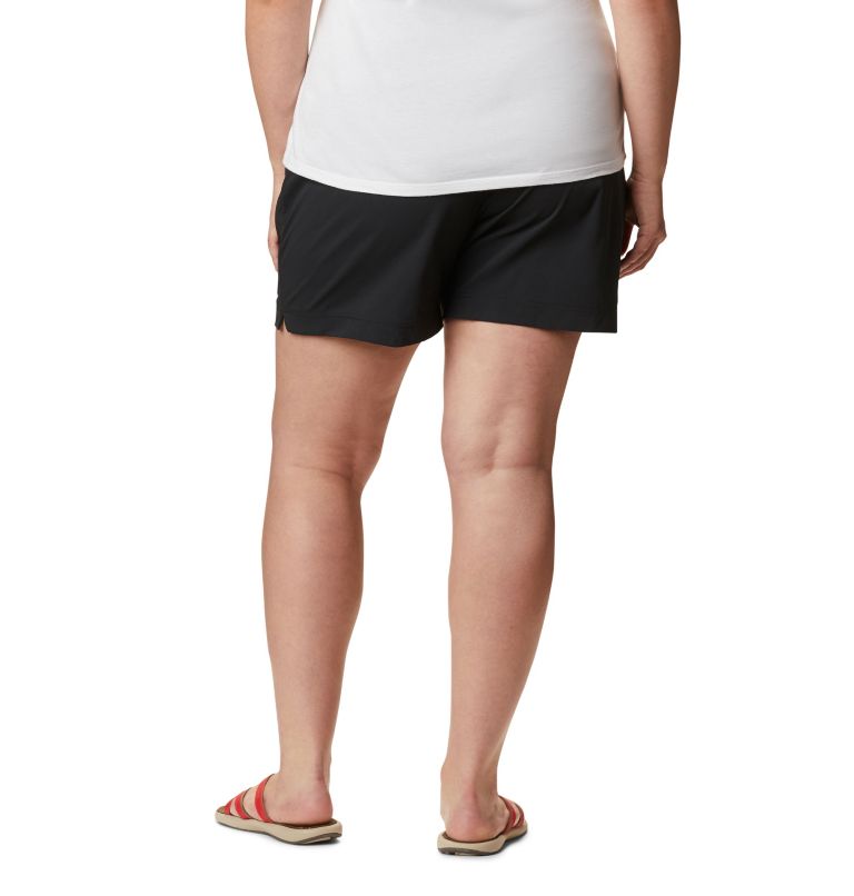 Thumbnail: Women's Anytime Casual Shorts - Plus Size, Color: Black, image 2