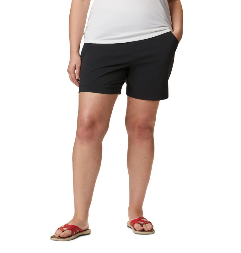 Women's Anytime Casual Shorts - Plus Size, Color: Black, image 1
