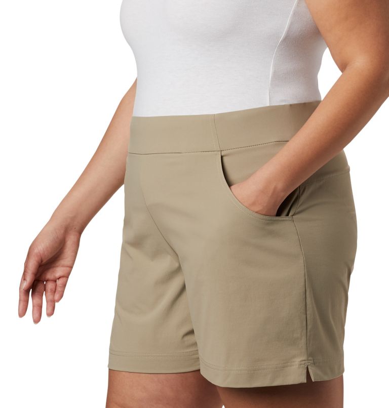 Women's Anytime Casual Shorts - Plus Size, Color: Tusk, image 4