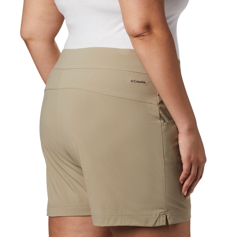 Thumbnail: Women's Anytime Casual Shorts - Plus Size, Color: Tusk, image 5