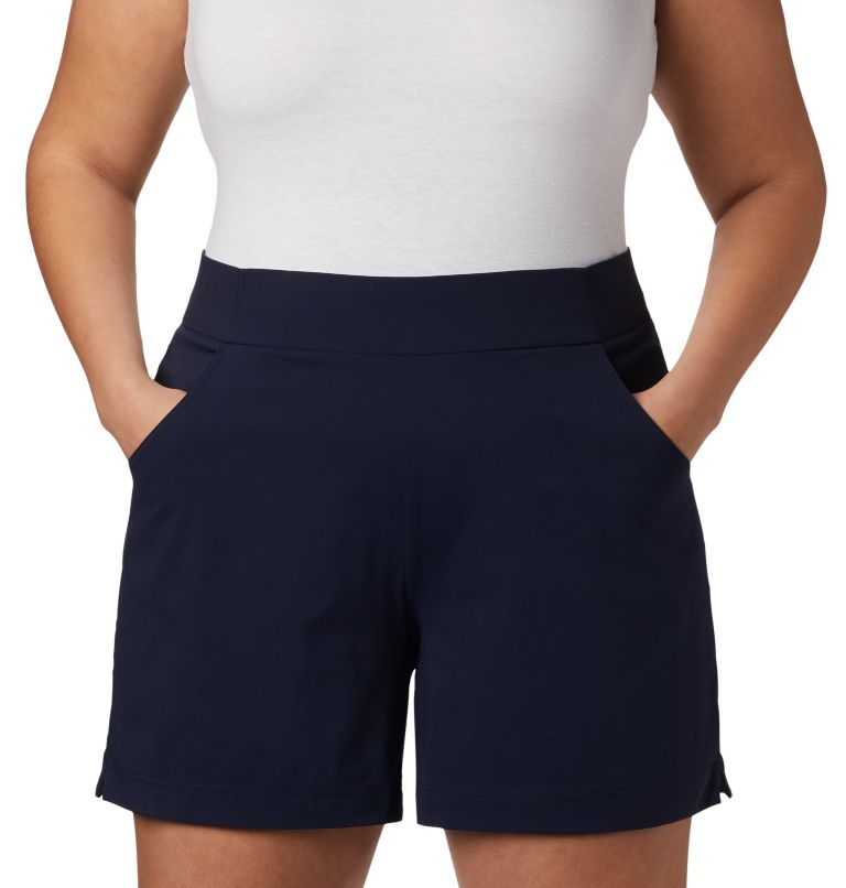 Women's Anytime Casual Shorts - Plus Size, Color: Dark Nocturnal, image 3