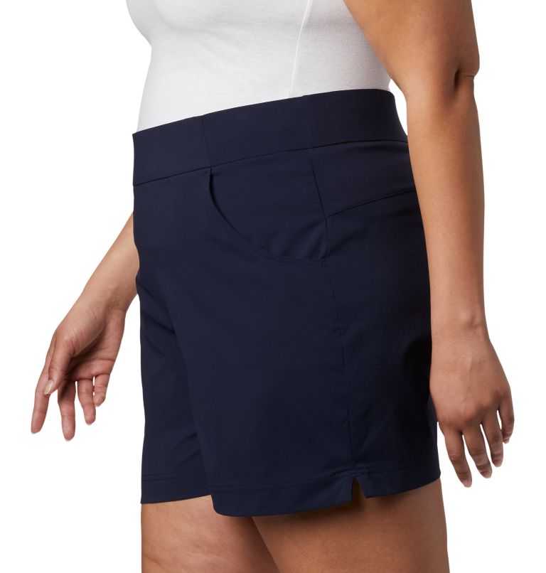 Thumbnail: Women's Anytime Casual Shorts - Plus Size, Color: Dark Nocturnal, image 4