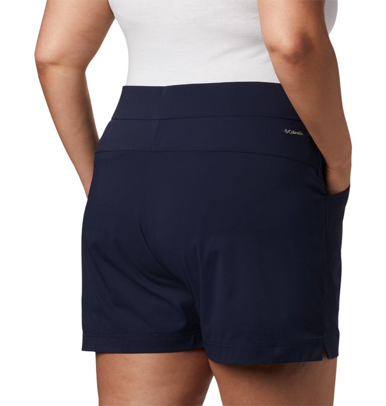 Thumbnail: Women's Anytime Casual Shorts - Plus Size, Color: Dark Nocturnal, image 5