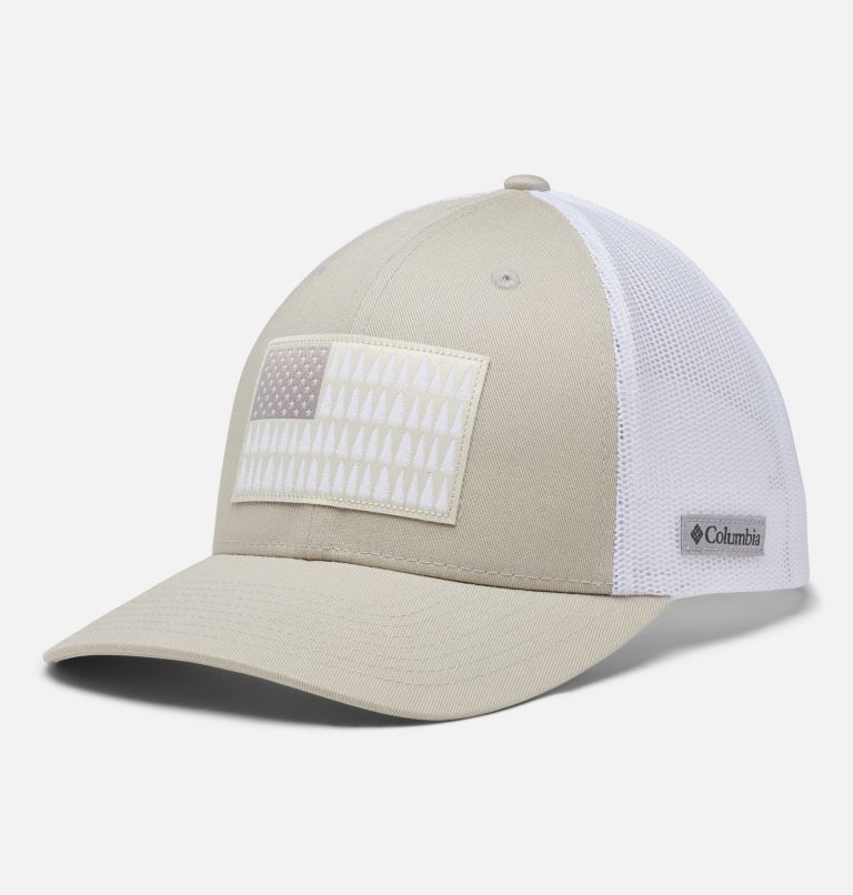 Columbia Womens Snap Back Hat | 027 | O/S, Color: Flint Grey Tree Flag, image 1