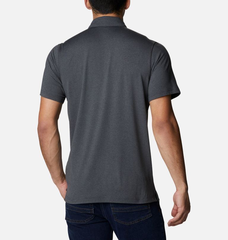 Thumbnail: Men’s Tech Trail Polo Shirt, Color: Shark, image 2