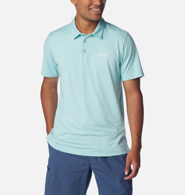 Men’s Tech Trail Polo Shirt, Color: Spray Heather, image 5