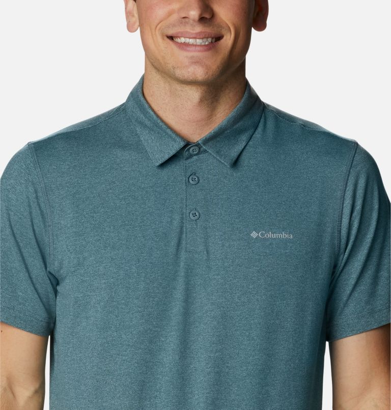 Men’s Tech Trail Polo Shirt, Color: Metal Heather, image 4