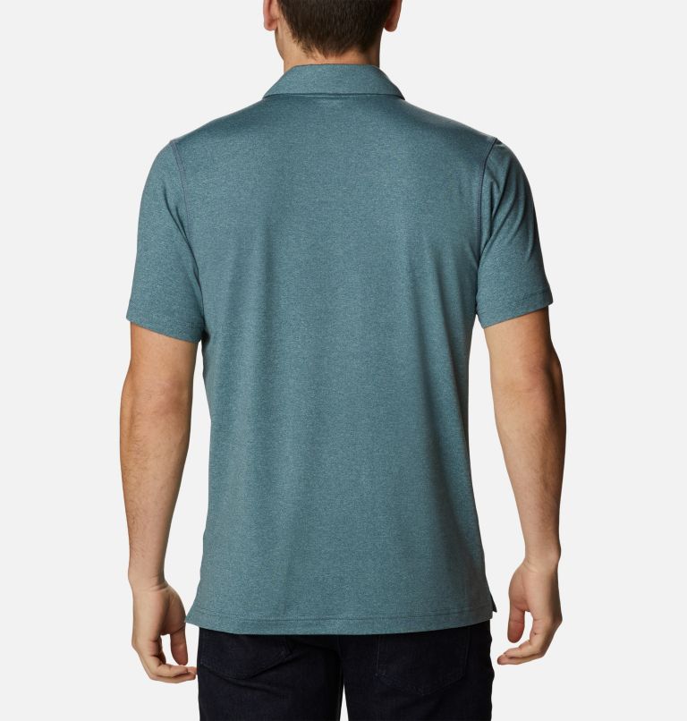 Thumbnail: Men’s Tech Trail Polo Shirt, Color: Metal Heather, image 2