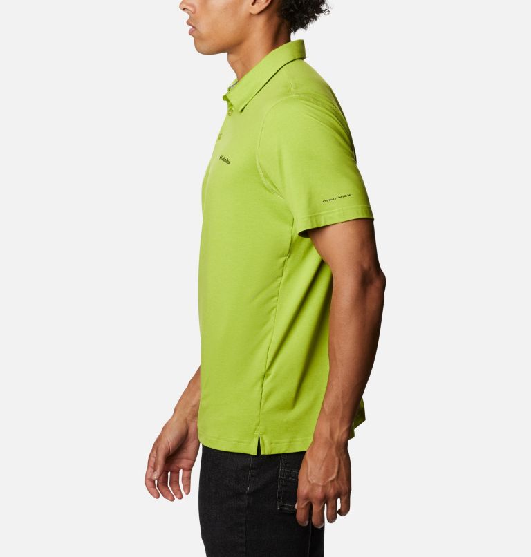 Men’s Tech Trail Polo Shirt, Color: Matcha, image 3