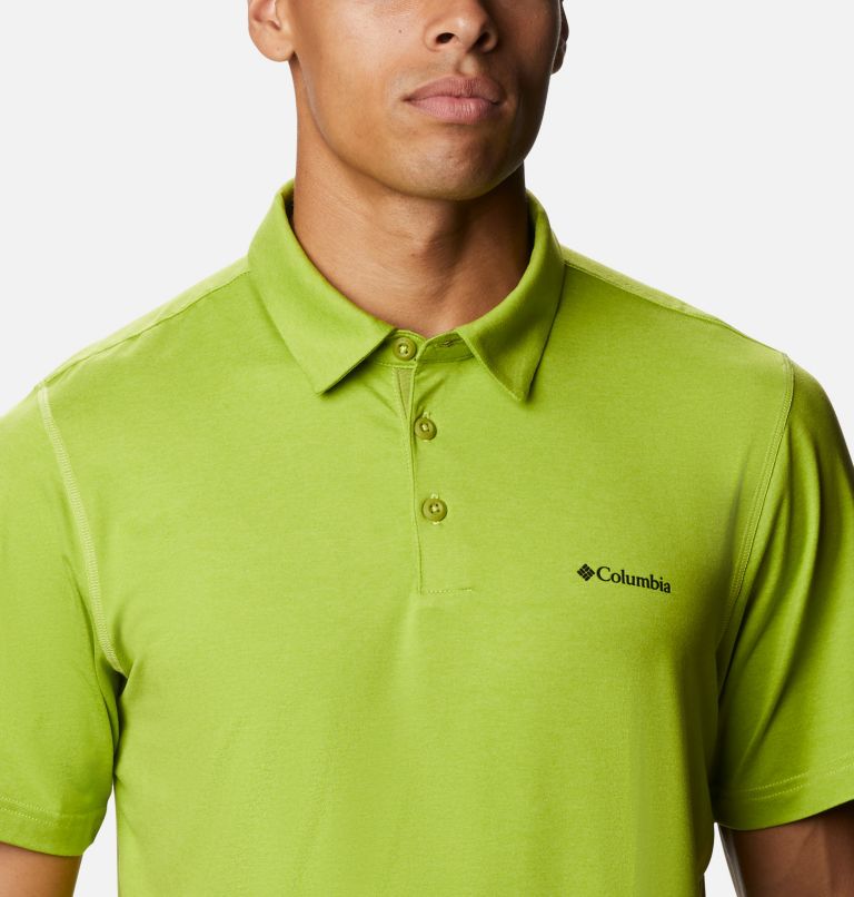 Men’s Tech Trail Polo Shirt, Color: Matcha, image 4