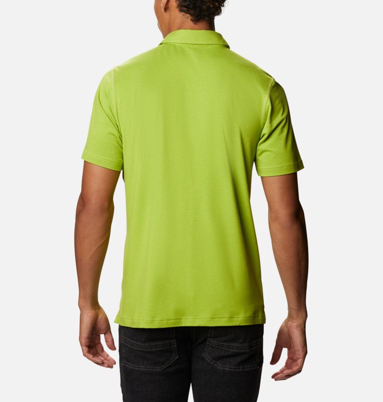 Men’s Tech Trail Polo Shirt, Color: Matcha, image 2
