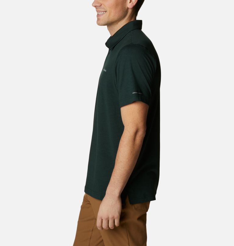 Men’s Tech Trail Polo Shirt, Color: Spruce, image 3