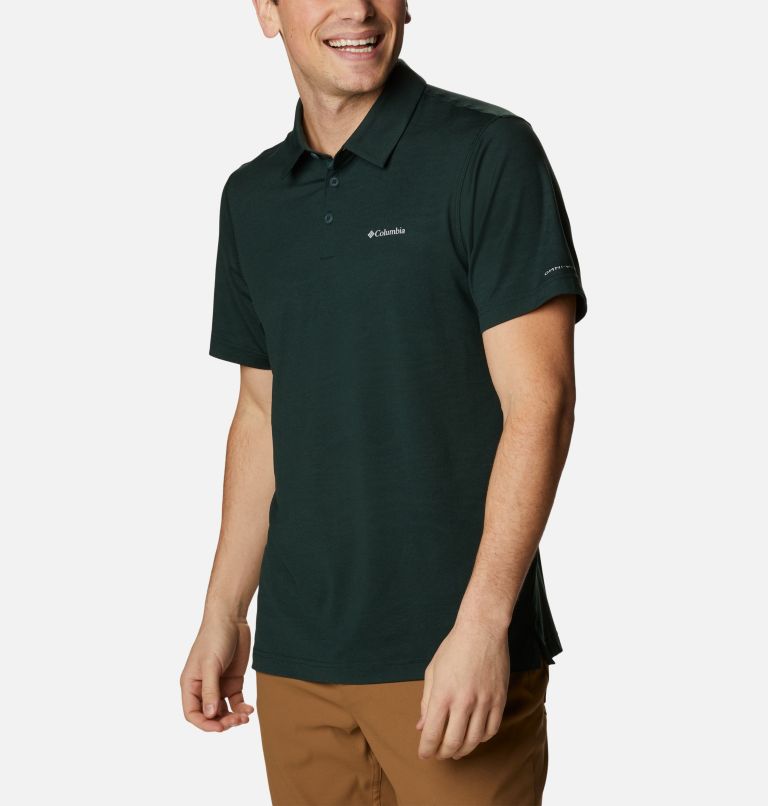 Men’s Tech Trail Polo Shirt, Color: Spruce, image 6