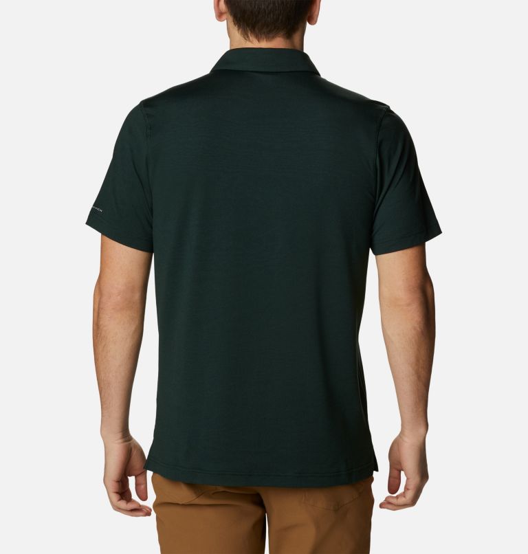 Thumbnail: Men’s Tech Trail Polo Shirt, Color: Spruce, image 2