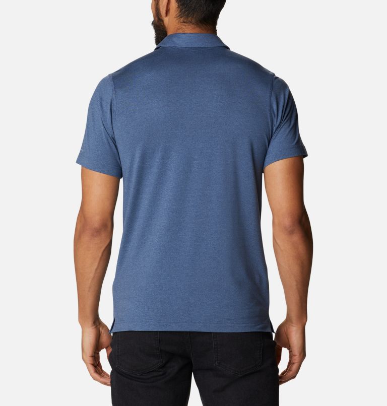 Men’s Tech Trail Polo Shirt, Color: Dark Mountain Heather, image 2