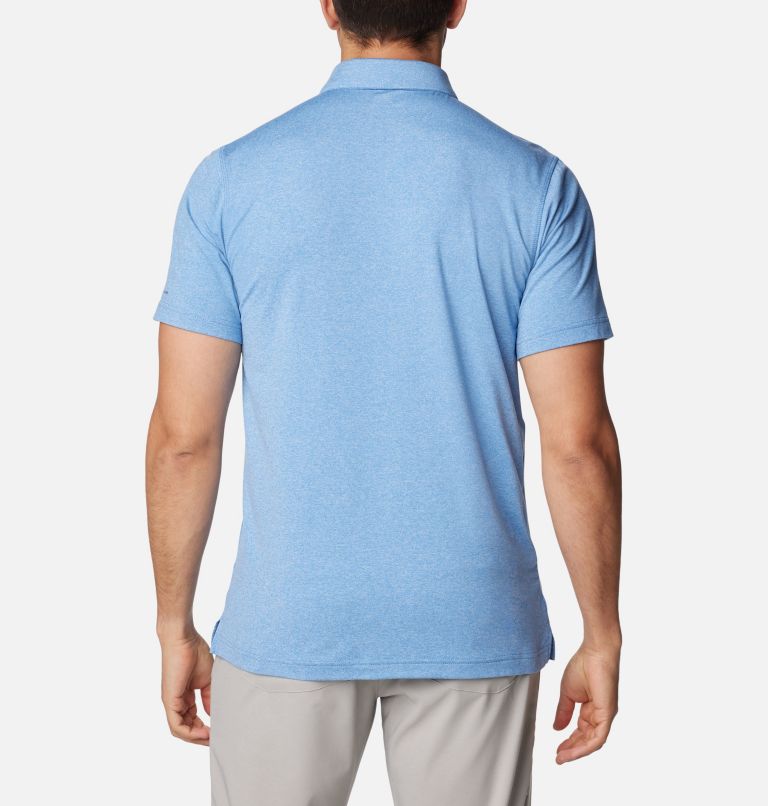 Men’s Tech Trail Polo Shirt, Color: Skyler Heather, image 2