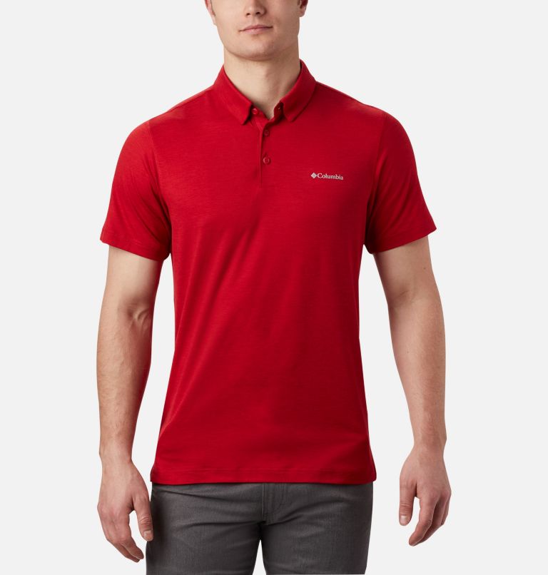 Tech Trail Polo | 613 | XXL, Color: Mountain Red, image 1