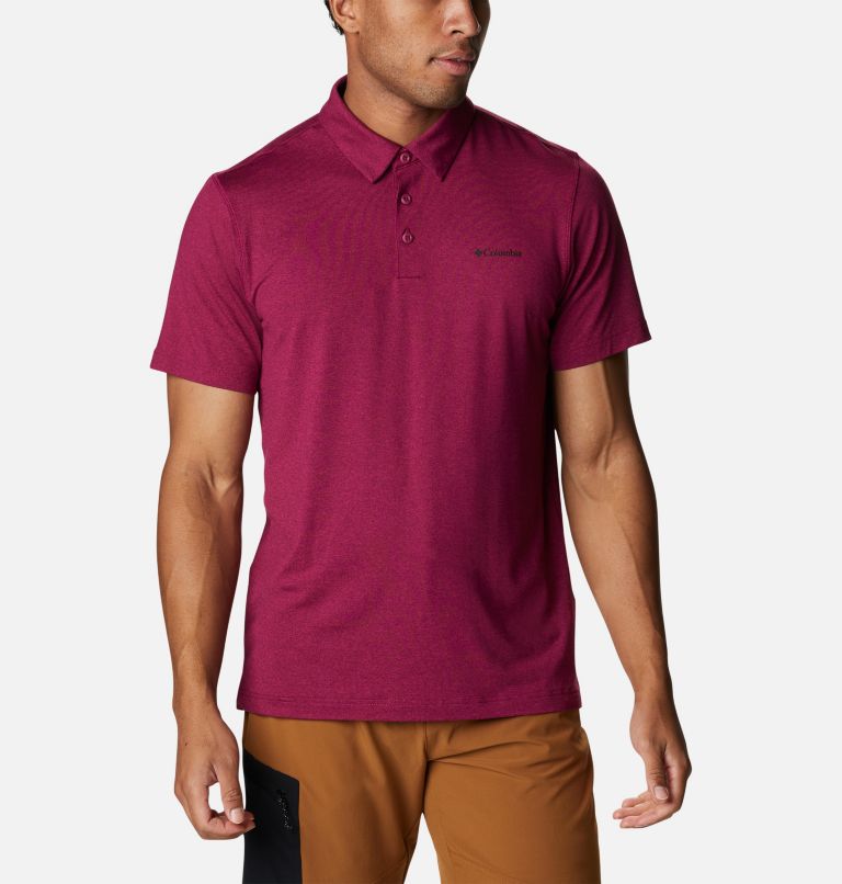 Thumbnail: Polo Tech Trail Homme, Color: Red Onion, image 5