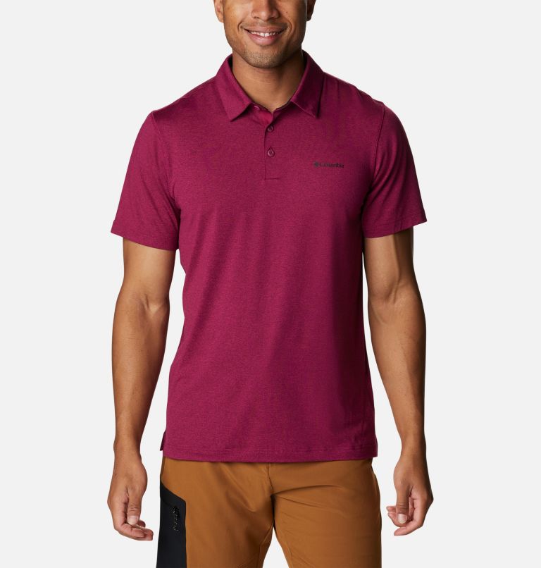 Polo Tech Trail Homme, Color: Red Onion, image 1