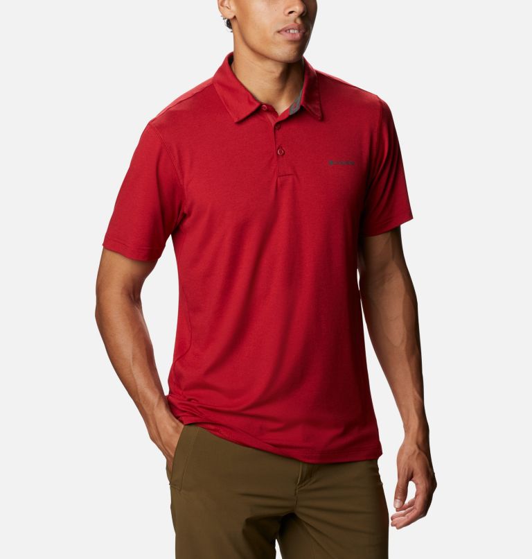 Tech Trail Polo | 678 | XXL, Color: Red Velvet, image 5