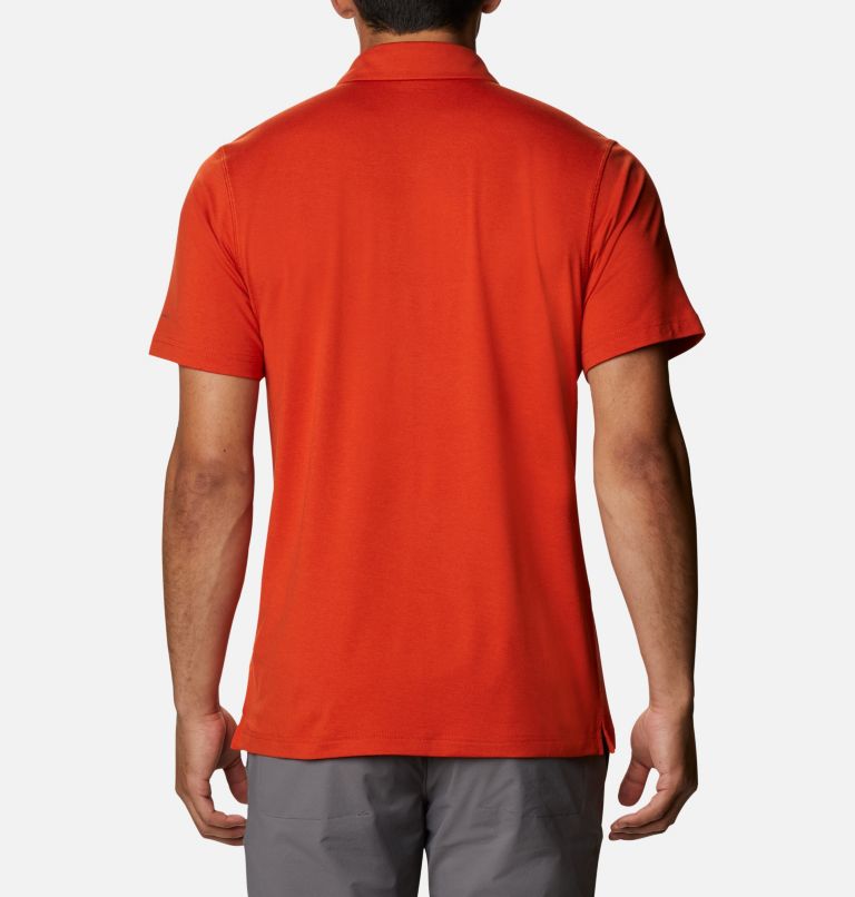 Men’s Tech Trail Polo Shirt, Color: Bonfire, image 2