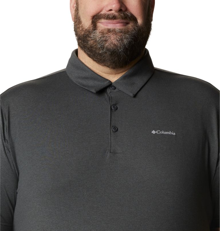 Men's Tech Trail Polo – Big, Color: Shark Heather, image 4