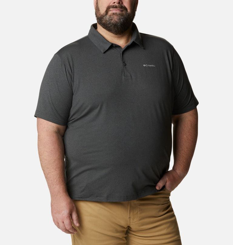 Men's Tech Trail Polo – Big, Color: Shark Heather, image 5