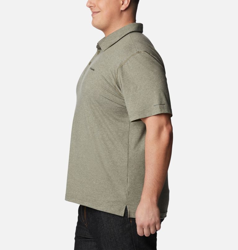 Men's Tech Trail Polo – Big, Color: Stone Green Heather, image 3
