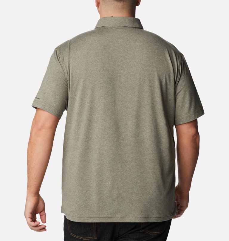 Men's Tech Trail Polo – Big, Color: Stone Green Heather, image 2