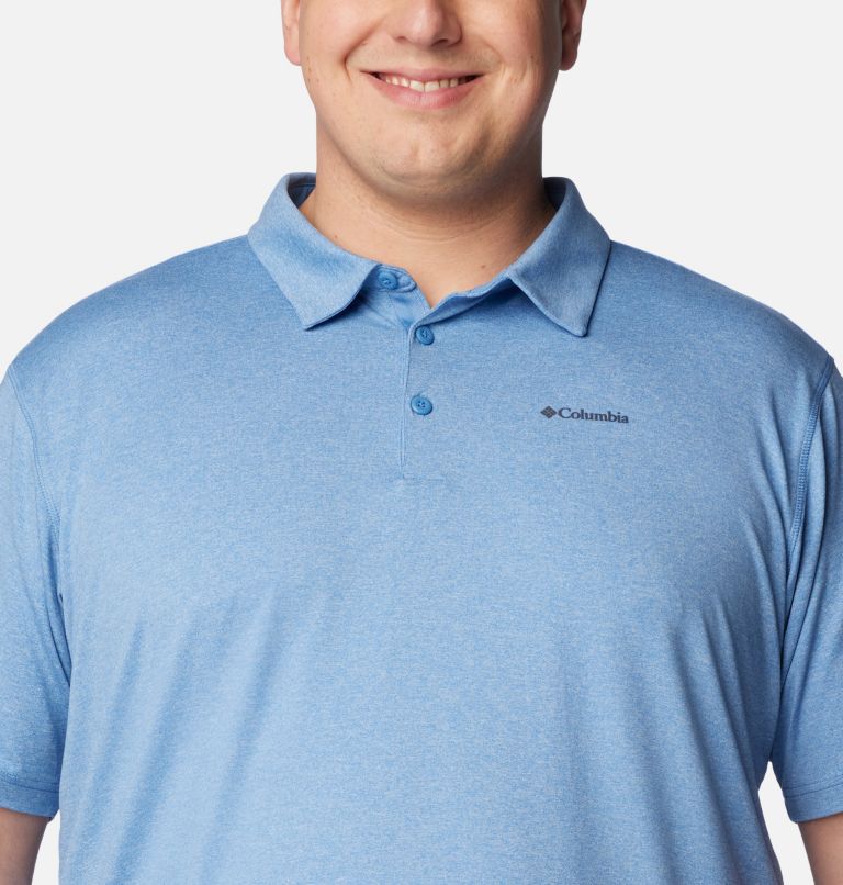 Men's Tech Trail Polo – Big, Color: Skyler Heather, image 4