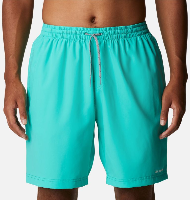 Thumbnail: Men's Summertide Stretch Shorts, Color: Electric Turquoise, image 4