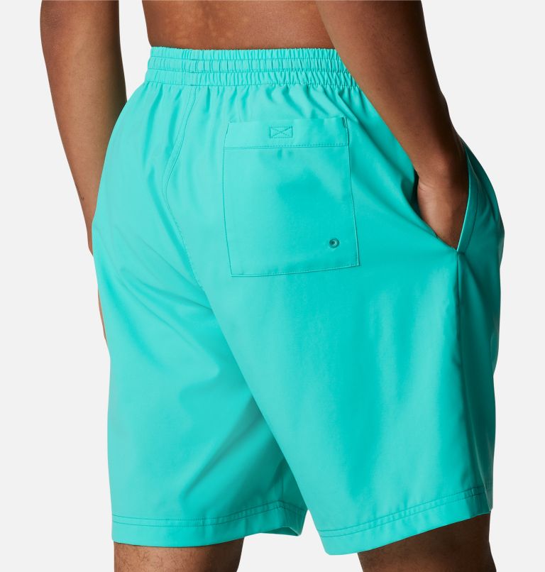 Men's Summertide Stretch Shorts, Color: Electric Turquoise, image 5
