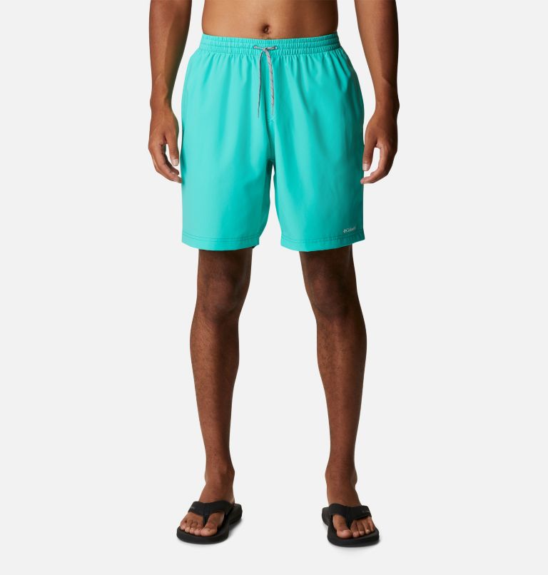 Men's Summertide Stretch Shorts, Color: Electric Turquoise, image 1