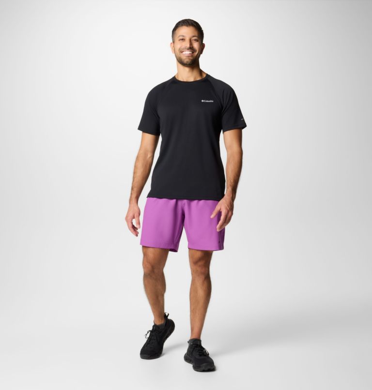 Men's Summertide Stretch Shorts, Color: Razzle, image 2
